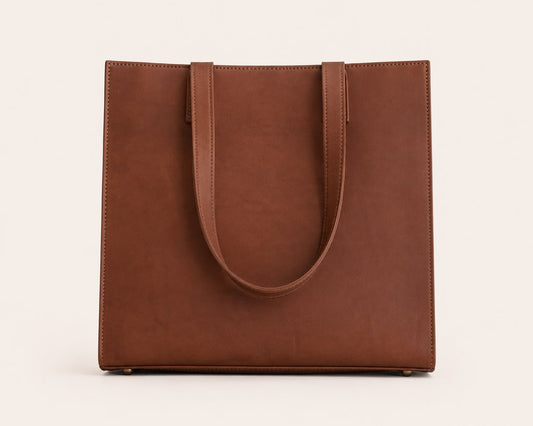 Lamis Tote Bag - Tan Brown
