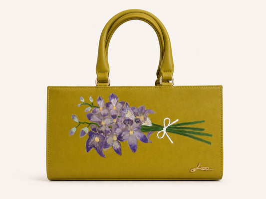 Lamis Box Bag - Chartreuse