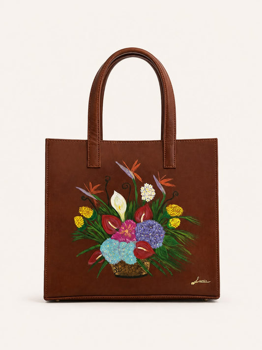 Lamis Tote Bag - Tan Brown