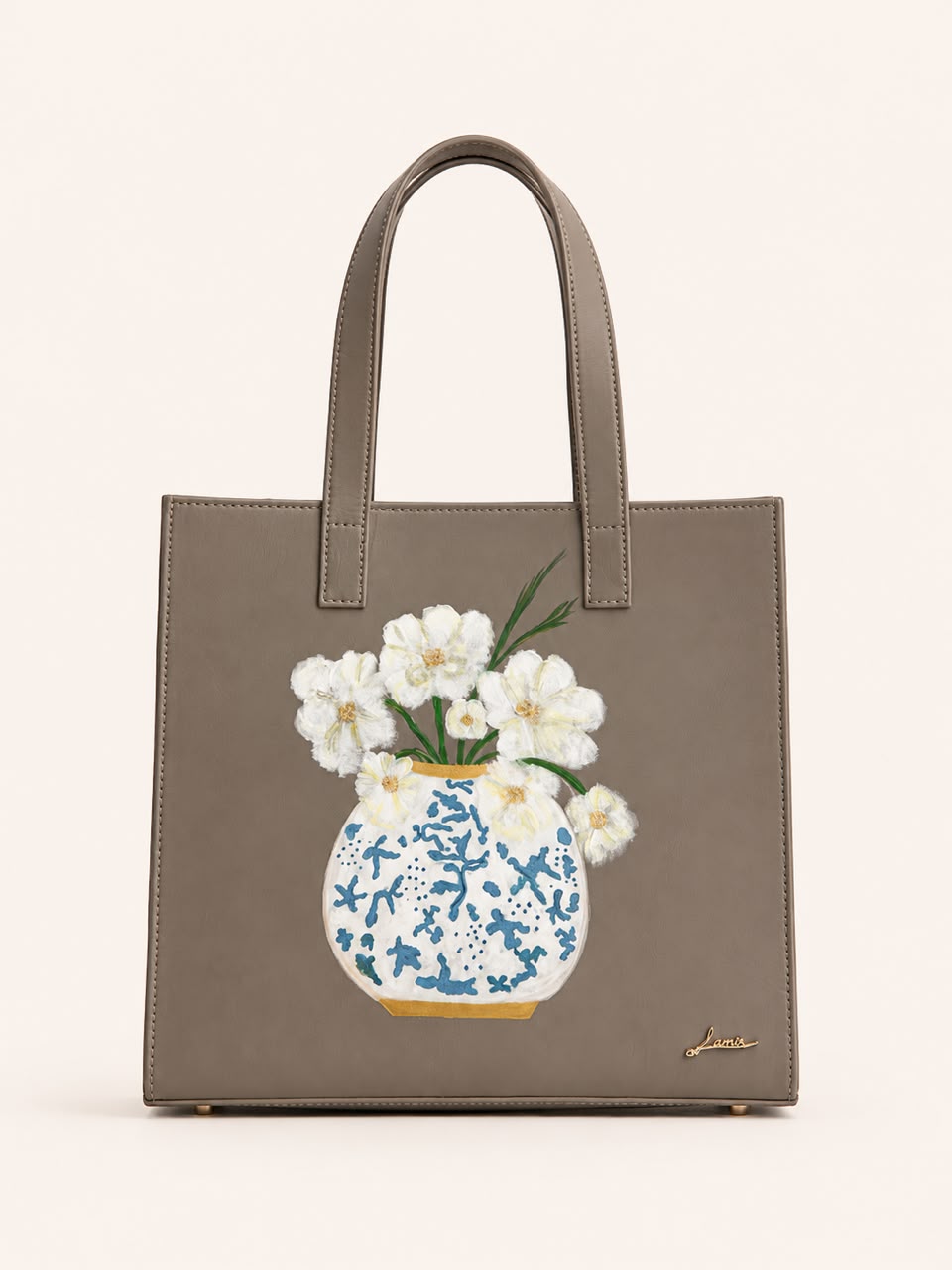 Lamis Tote Bag - Light Grey