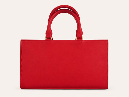 Lamis Box Bag - Cherry Red