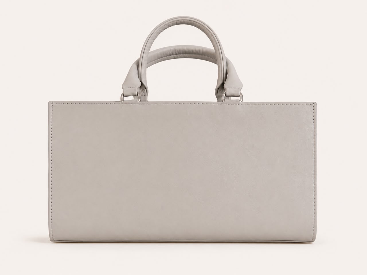 Lamis Box Bag - Light Grey