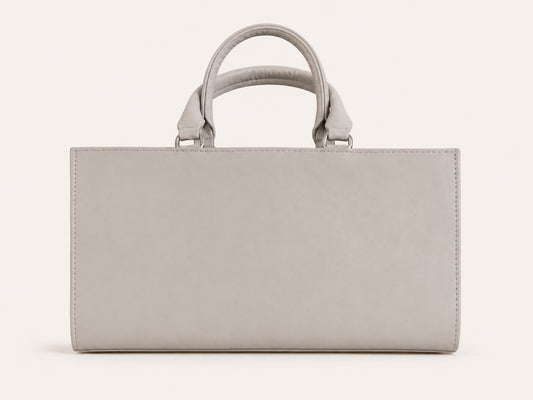 Lamis Box Bag - Light Grey