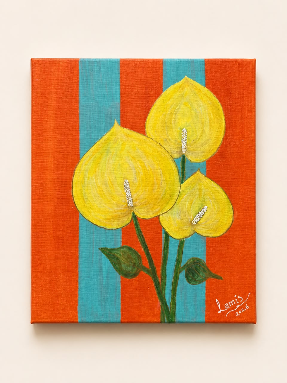 Yellow Anthuriums