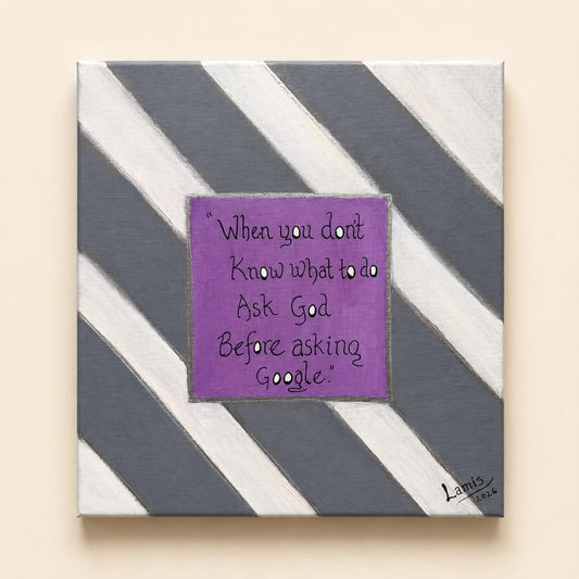 Ask God first